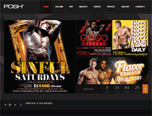 Tablet Screenshot of poshbarnyc.com